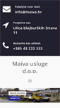 Mobile Screenshot of maiva.hr